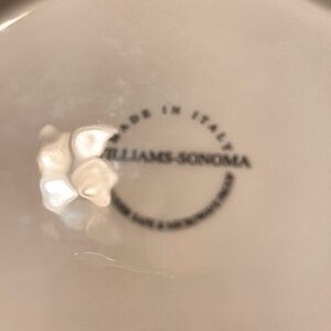 3 beautiful bowls adorned with vegetables no chips cracks or discoloration.